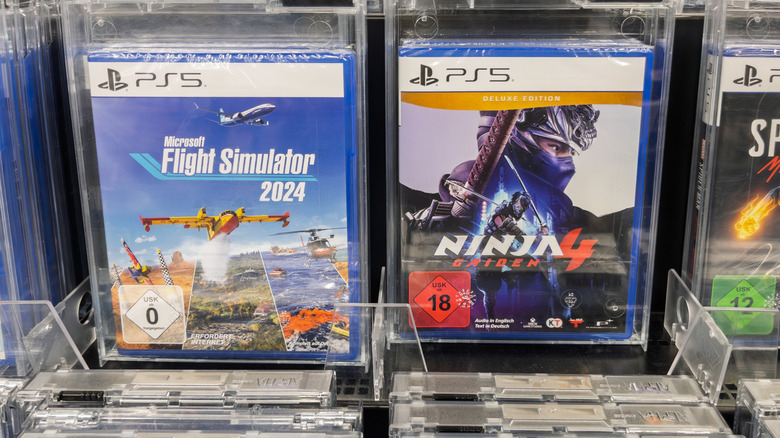 PS5 Titles on display