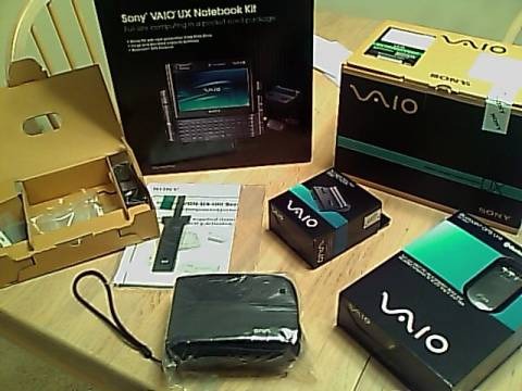 Sony VAIO UX490 unboxing