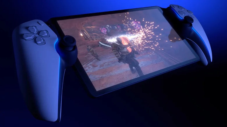 A closeup of Project Q handheld