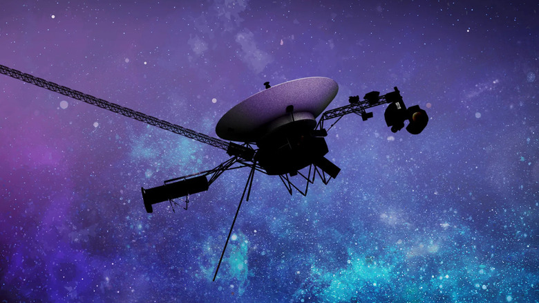 an artist's render of the voyager 2 space probe