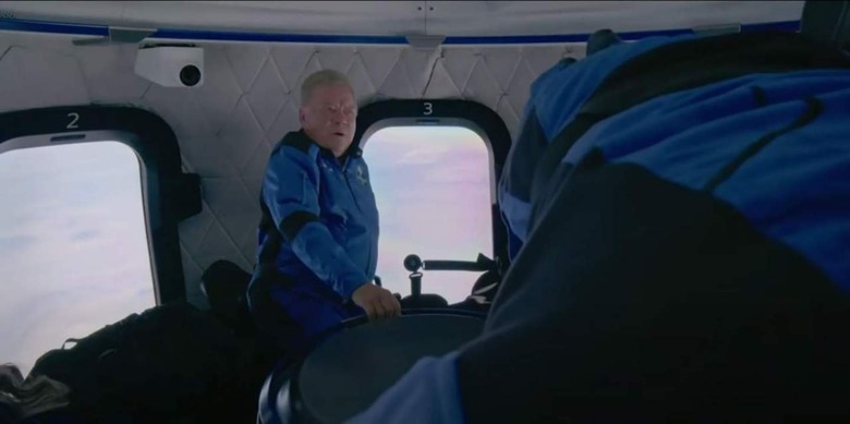 William Shatner in space 