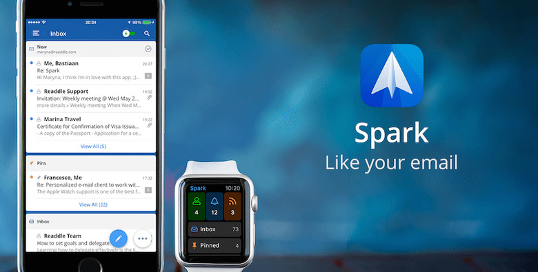 Spark email app offers customization, clever Apple Watch integration