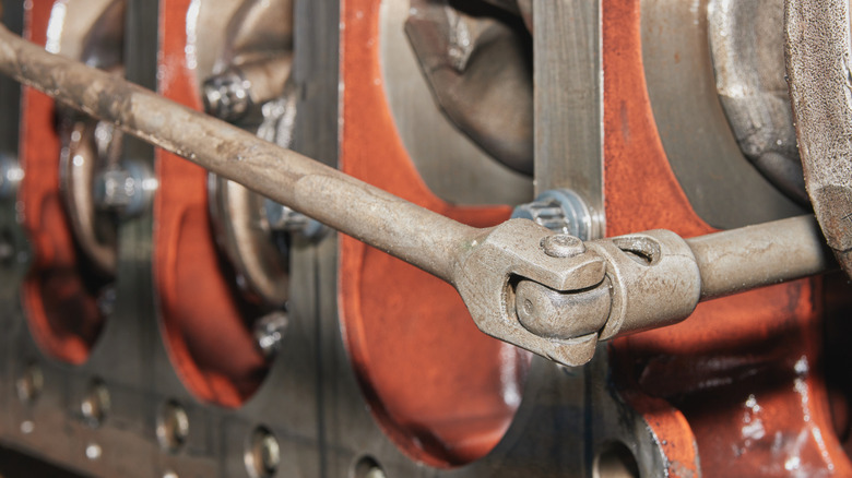 a breaker bar in action