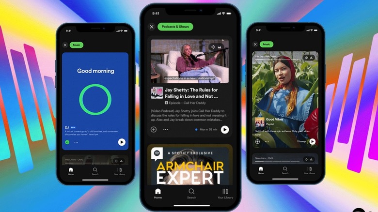 Spotify UI redesign