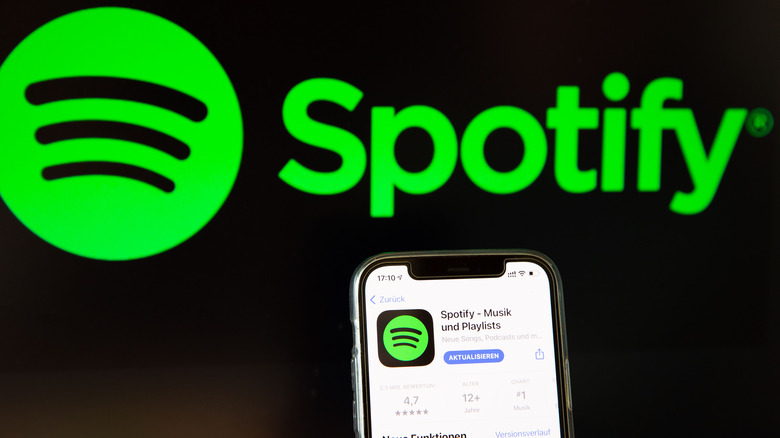 App Store listing Spotify app