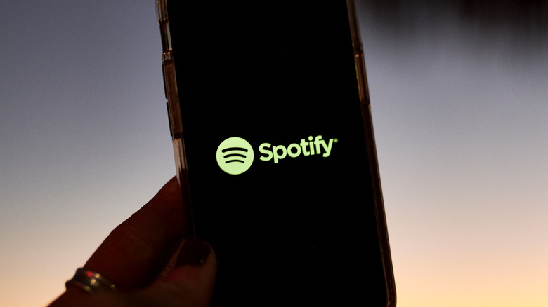 Spotify phone splash screen