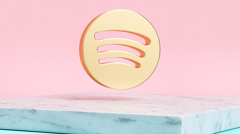 Golden Spotify logo
