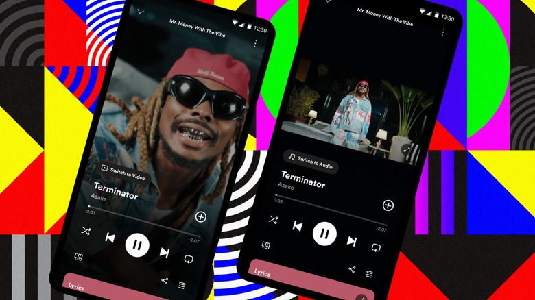 Spotify music video feature.