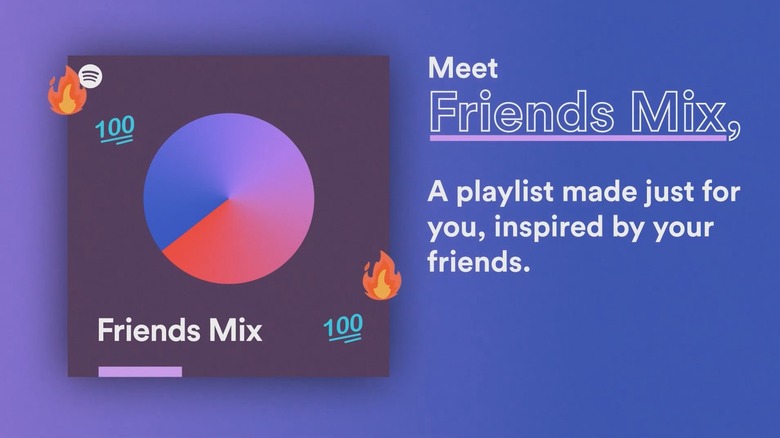Official artwork for Spotify's Friends Mix playlist 