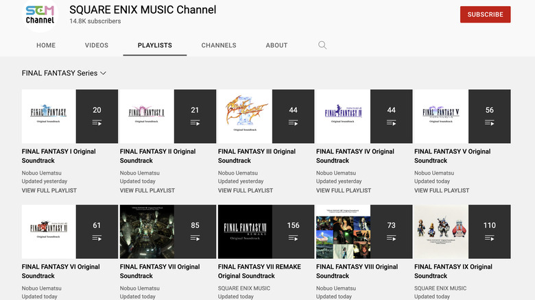 Final Fantasy series playlist