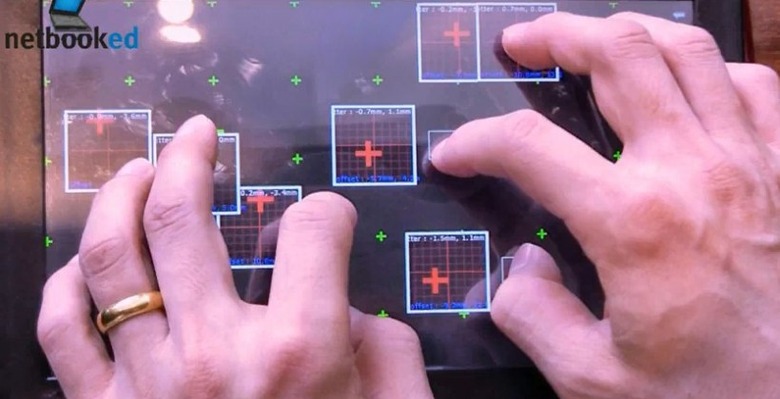 Stantum Japan multitouch prototype video demo