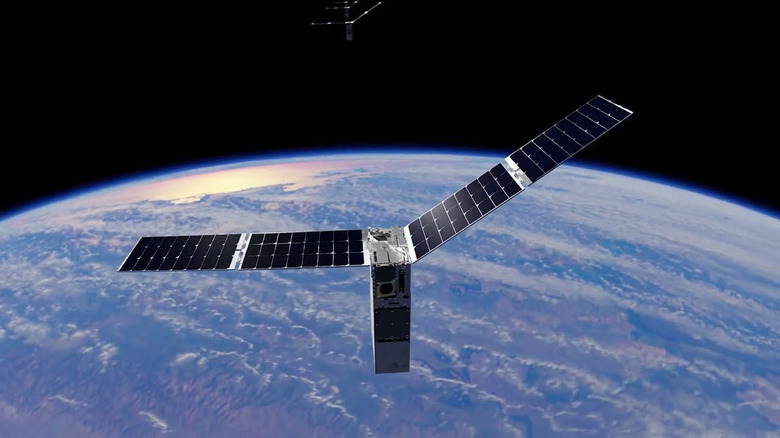satellite orbiting earth