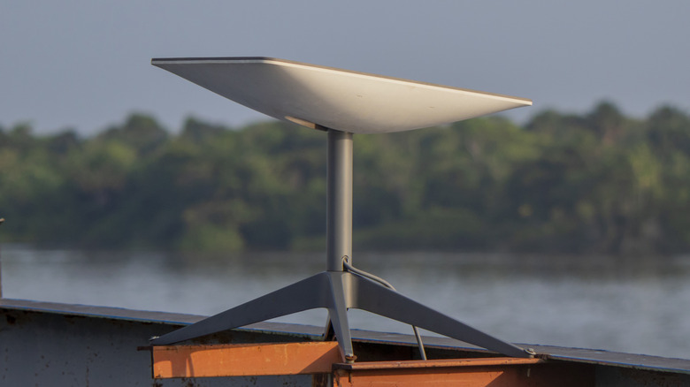 Starlink satellite internet dish
