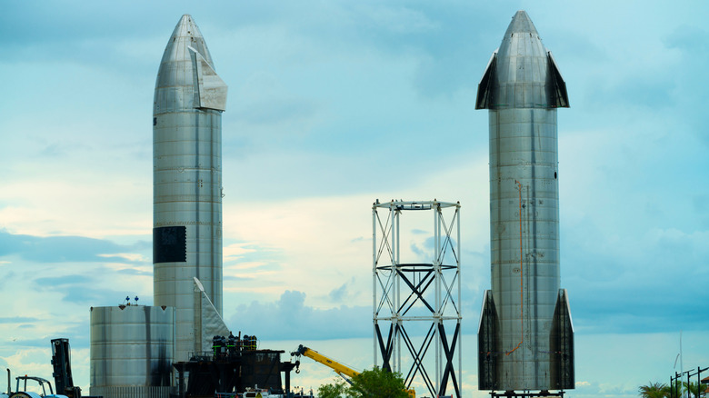 SpaceX Starship SN15 and SN 16 at Starbase, Boca Chica, Texas.