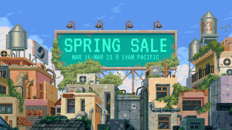 Steam Spring Sale banner art