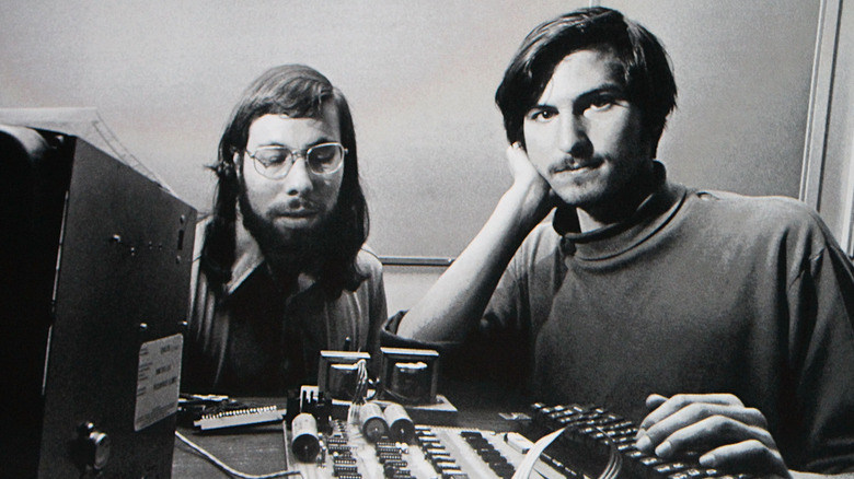 Steve Jobs and Steve Wozniak