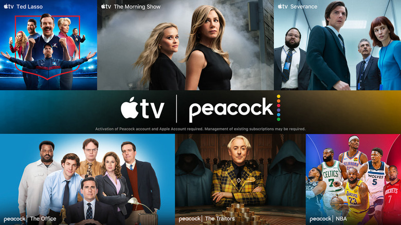 Apple TV and Peacock programming bundle