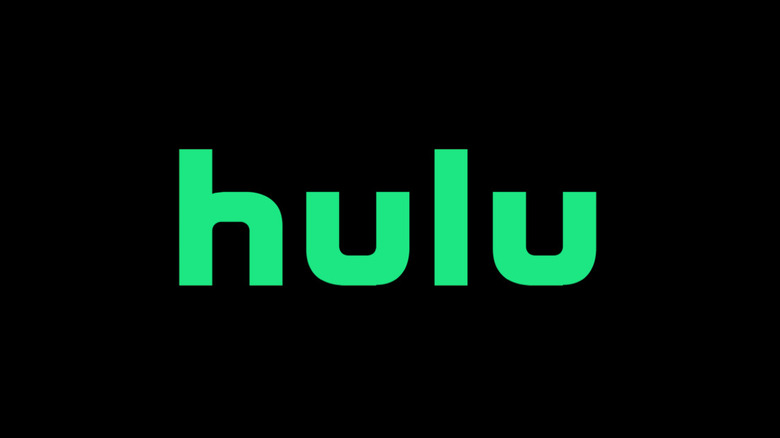 Hulu logo on black background