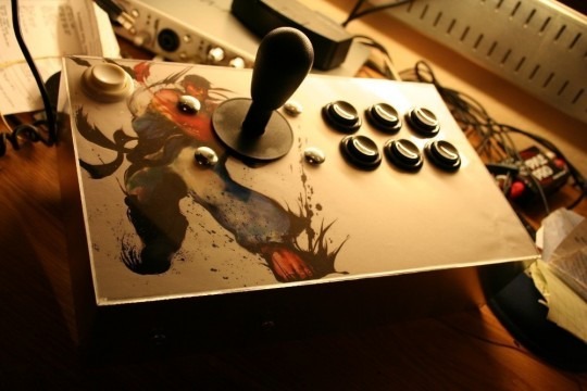 Mekishiko916 handmade xbox 360 arcade stick 1