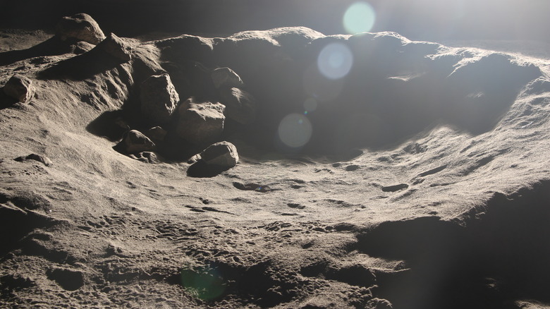 NASA Moon regolith environment