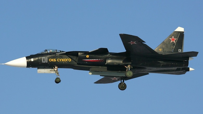 Su-47 fighter jet