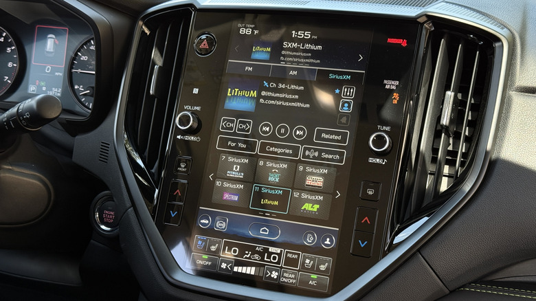 2025 Subaru Ascent infotainment screen