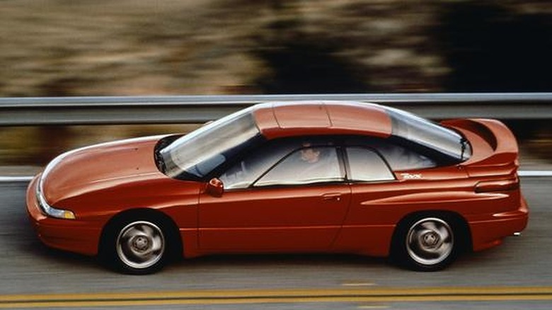 Subaru SVX road driving