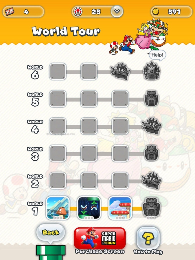 Super Mario Run Now Allows You To Play One Stage For Free Each