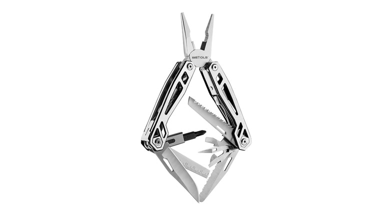 multitool on white background