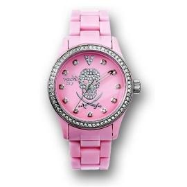 swarvoski pirate watch in pink