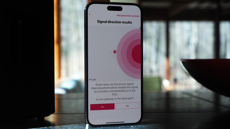 T-Mobile 5G Home Internet positioning app