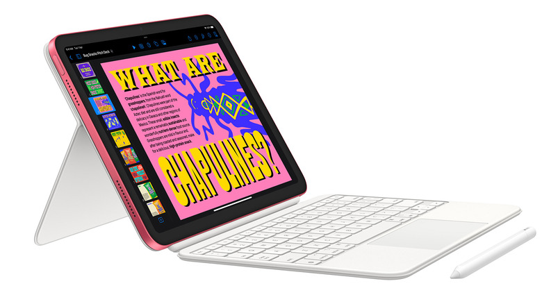 iPad A16 with a keyboard case