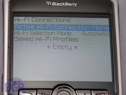 BlackBerry Curve 8320 with WiFi