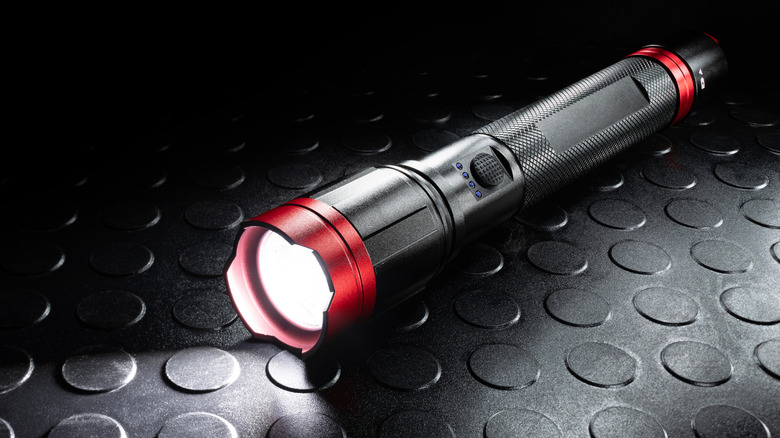 bright flashlight