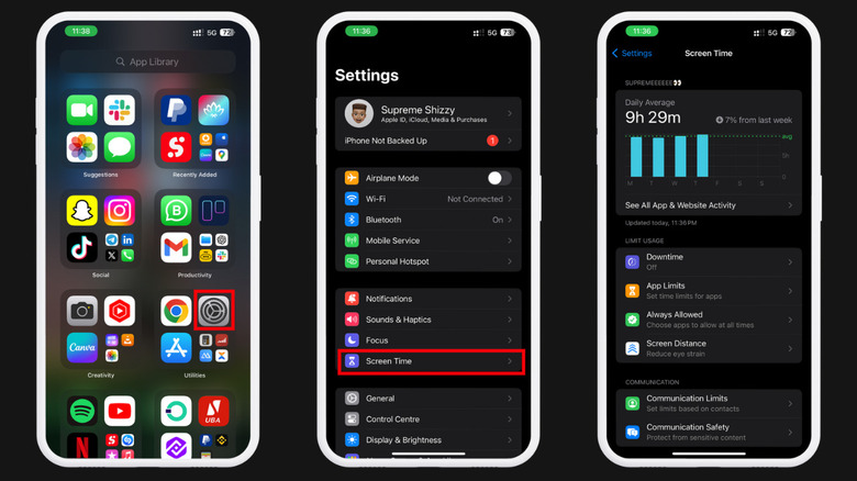 screen time iphone 14 plus