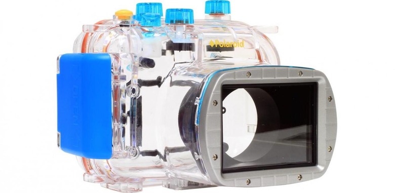Take your DSLR underwater with Polaroid's housing cases