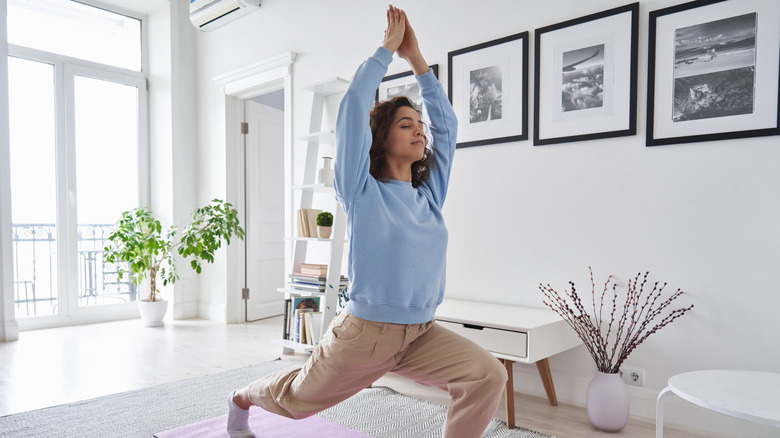 Woman exercising