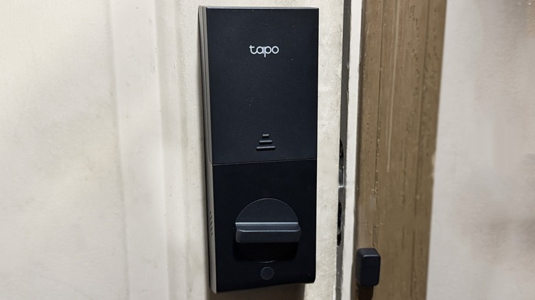 Tapo DL130 on a door