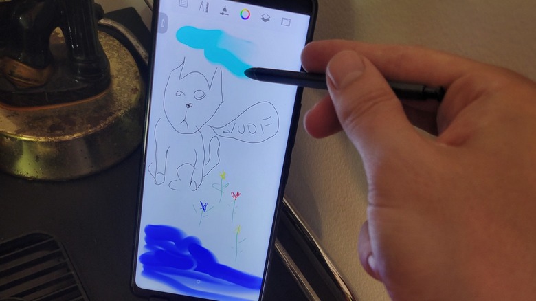 Drawing app stylus 
