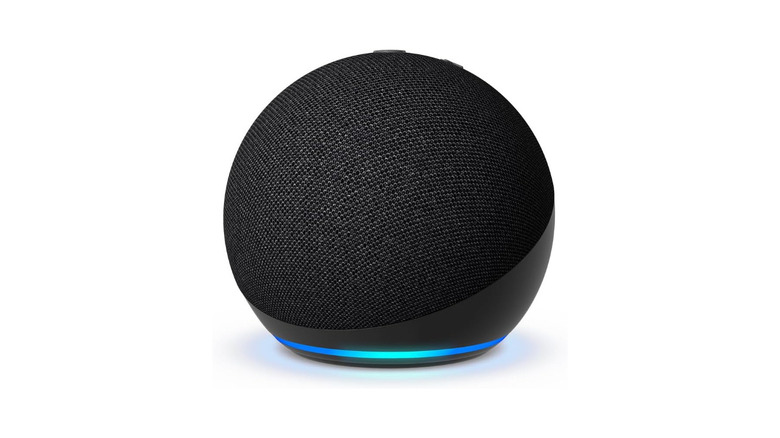 Amazon Echo Dot with blue LED