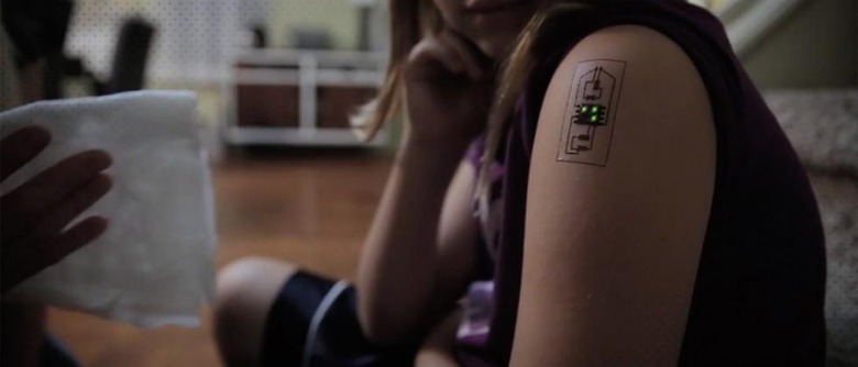 Tech tattoos put a working circuit board on your skin