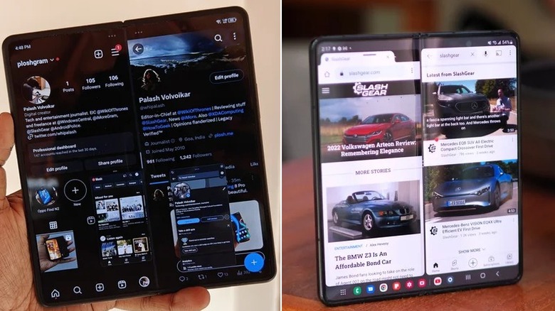 Tecno Phantom V Fold and Samsung Galaxy Z Fold 4