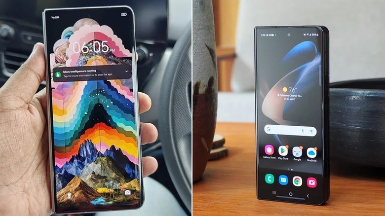 Tecno Phantom V Fold and Samsung Galaxy Z Fold 4