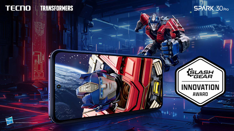 TECNO SPARK 30 Pro TRANSFORMERS Edition