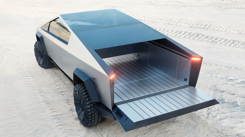 Tesla Cybertruck rear hatch