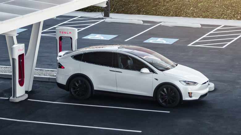 Tesla Model X charging