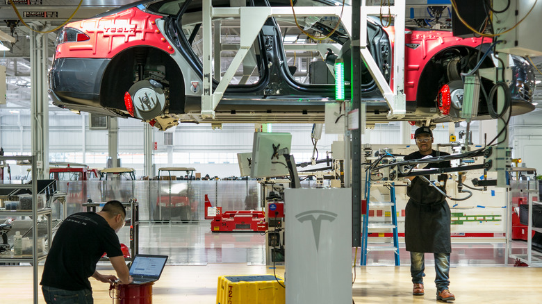 Tesla production Fremont