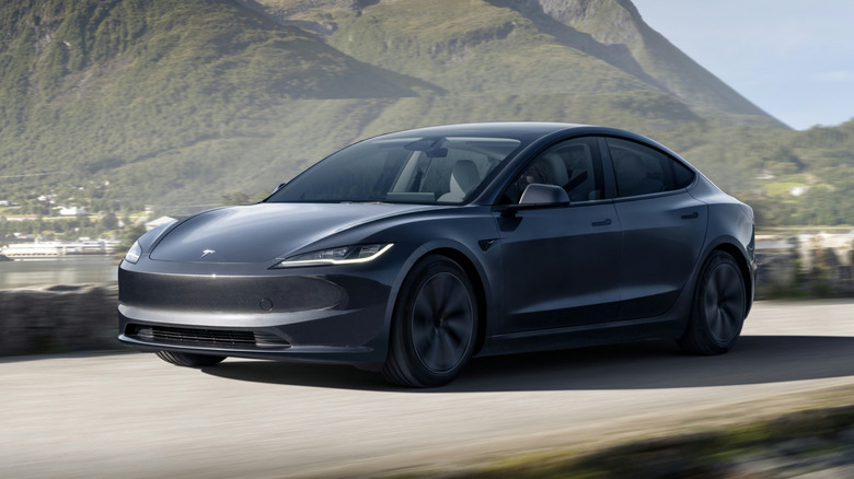 This Looks To Be The Refreshed 2024 Tesla Model 3