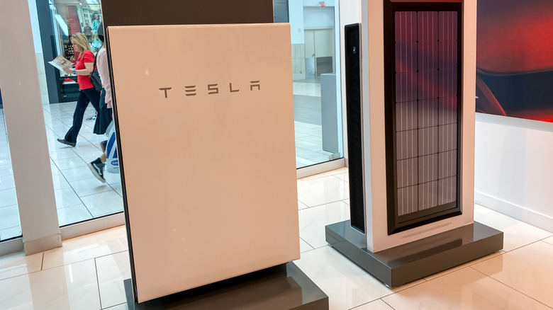 Tesla display in store