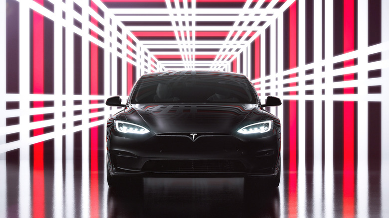 Tesla Model S Front View